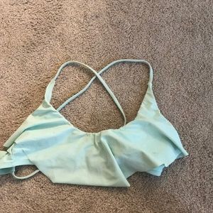 Teal bikini top